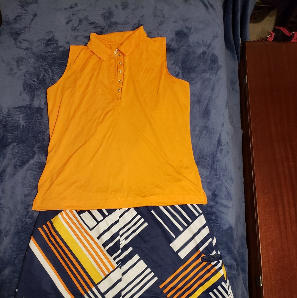 Slazenger Golf Outfit- skort & sleeveless polo